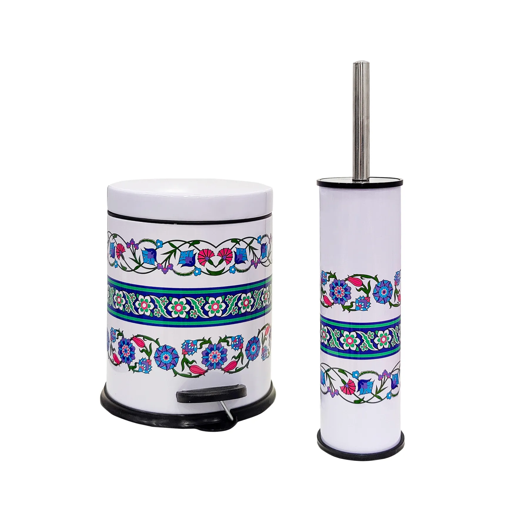Desenli Banyo Seti - Bahar Desen